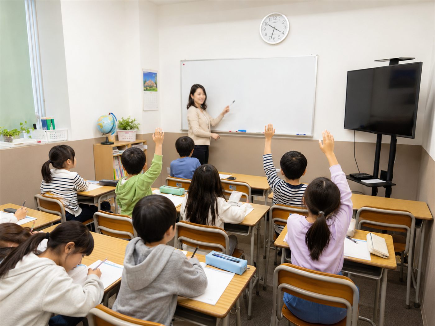 学習塾竹の子 小学部の授業風景
